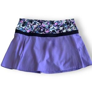 FIT 2 RUN LAVENDER & PRINT TENNIS, PICKLEBALL, GOLF SKORT. WOMEN’S SIZE MEDIUM